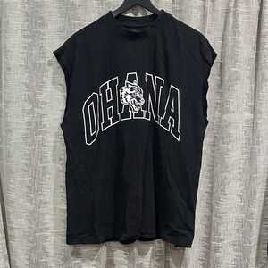 Darc Sport Hawaii “Ohana” Cut Off Oversized Muscle Tee